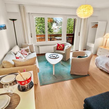 Studio Chaleureux Et Paisible Crans-Montana Eksteriør billede