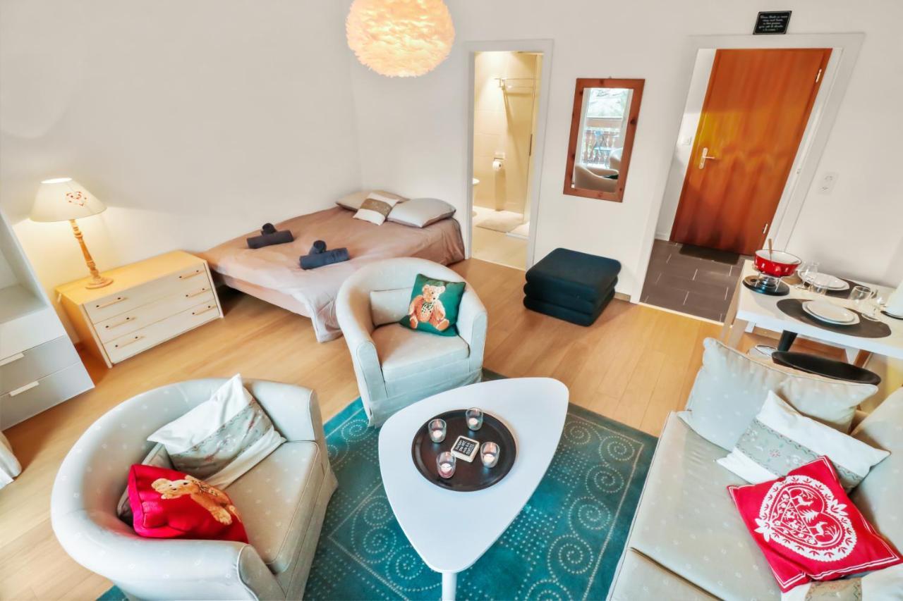 Studio Chaleureux Et Paisible Crans-Montana Eksteriør billede
